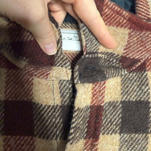 Vintage Gander Mountain Flannel Shirt Jacket Men’s L – Brown Tones - Picture 3 of 13